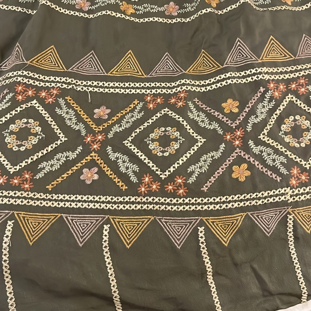 Almost Pink Boho dress size large - Picture 6 of 10